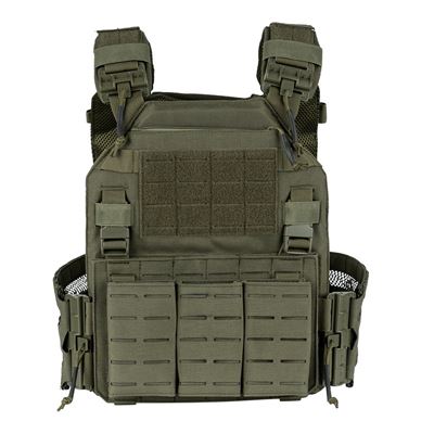 QR Plate Carrier Lasercut GREEN