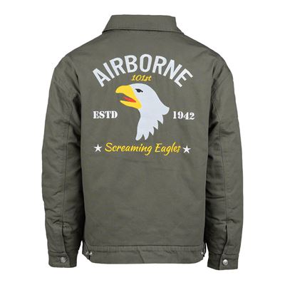 HERITAGE AIRBORNE jacket with embroidery – GREEN FOSTEX 129806 5