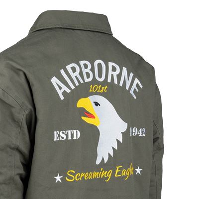 HERITAGE AIRBORNE jacket with embroidery – GREEN FOSTEX 129806 3