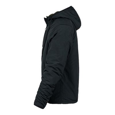 Reversible sherpa softshell jacket BLACK/OLIVE