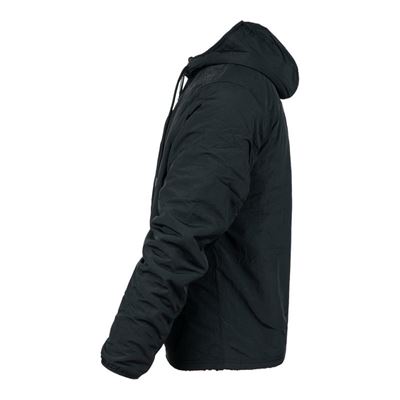 Reversible sherpa softshell jacket BLACK/RED