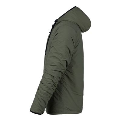 Reversible sherpa softshell jacket BLACK/RANGER GREEN