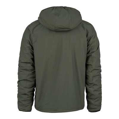 Reversible sherpa softshell jacket BLACK/RANGER GREEN