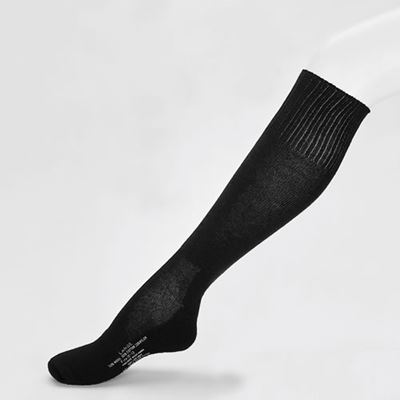 Knee socks terry U.S. BLACK