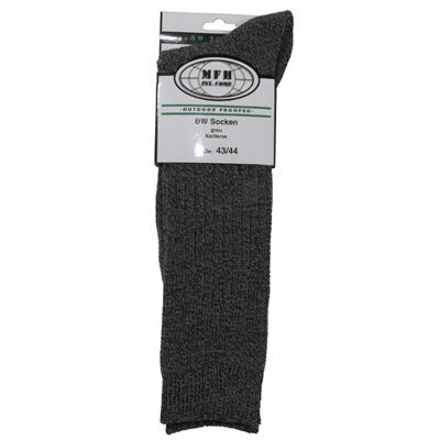 BW socks with heel GREY