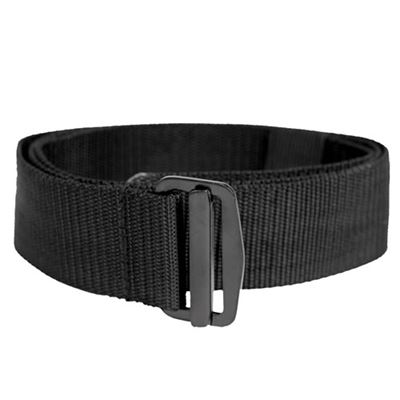 U.S. trouser belt with buckle threading BLACK