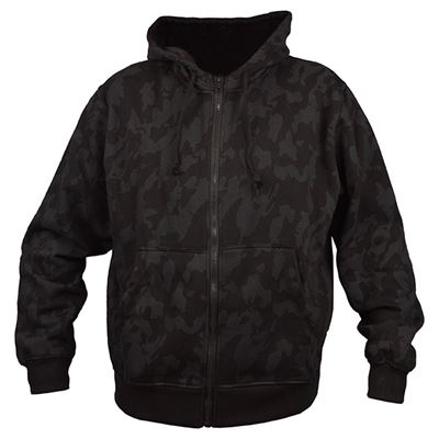 NIGHT CAMO hoodie with zip