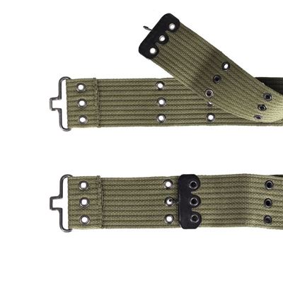 U.S. type belt with metal buckle LC1 OLIVE
