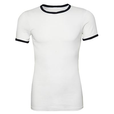 MARINE T-shirt white with blue trim
