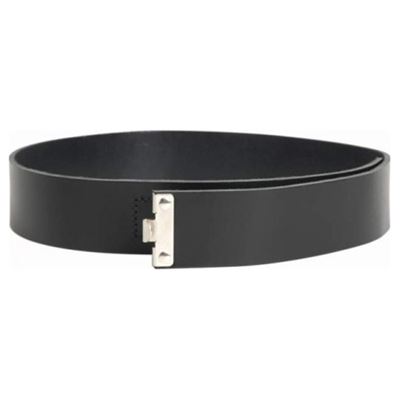 RH leather belt without buckle BLACK Speaker