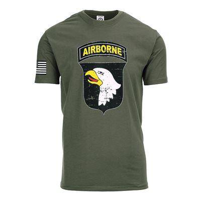 T-shirt 101st AIRBORNE GREEN