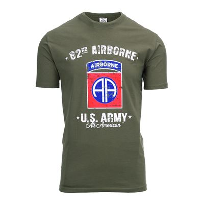 T-shirt 82nd AIRBORNE GREEN