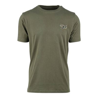 T-shirt with a SPITFIRE aeroplane motif on the back – GREEN FOSTEX 133652 2