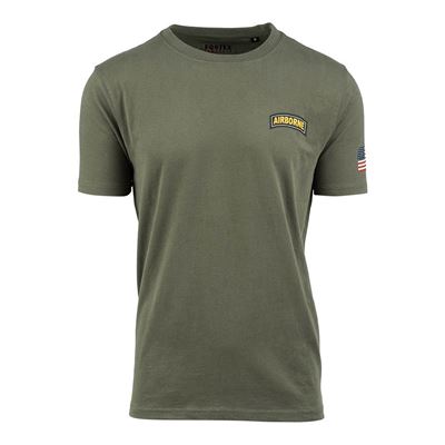 101st Airborne Roundel T-shirt – GREEN FOSTEX 133657 2