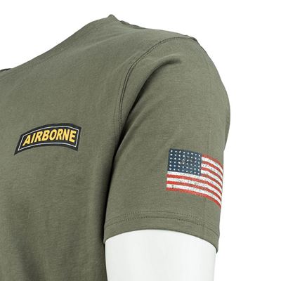 101st Airborne Roundel T-shirt – GREEN FOSTEX 133657 9