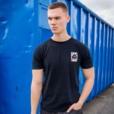77th Aces Fighter Squadron T-shirt – BLACK FOSTEX 133663 3