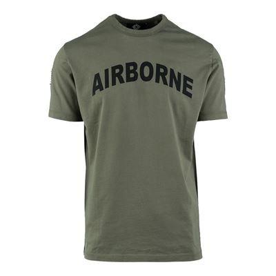 AIRBORNE T-shirt with 101st Division patch on the sleeve – GREEN FOSTEX 133670-Z 2