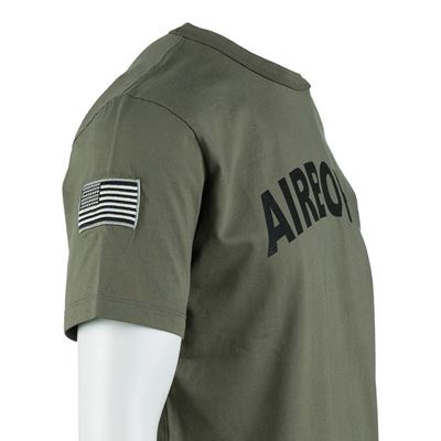 AIRBORNE T-shirt with 101st Division patch on the sleeve – GREEN FOSTEX 133670-Z 5