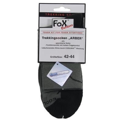 FOX socks trekking ARBER OLIVE / BLACK