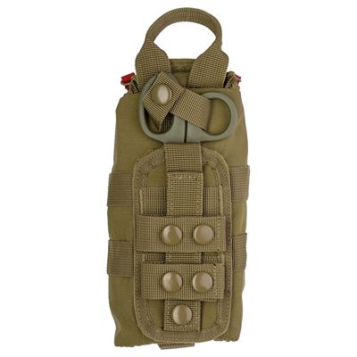 LASER CUT MOLLE zip-up IFAK medical pouch including scissors GREEN MIL-TEC® 13491201 2
