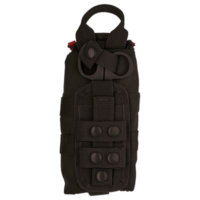 LASER CUT MOLLE zip-up IFAK medical pouch including scissors BLACK MIL-TEC® 13491202 2
