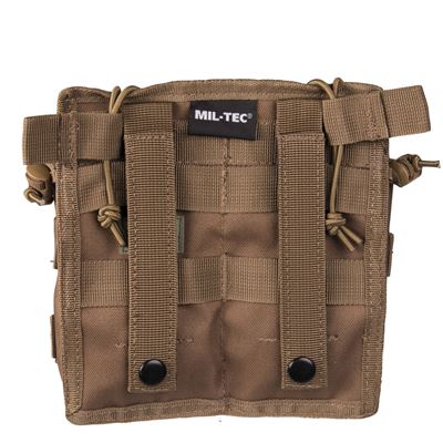 COYOTE BROWN OPEN TOP MAGAZINE POUCH DOUBLE