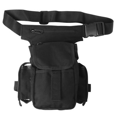 Waist MULTIPACK with 5 pockets BLACK