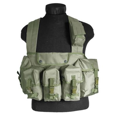 CHEST RIGG tactical vest 6 pouches OLIVE