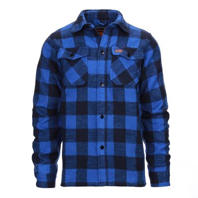 Lumberjack flannel shirt blue black