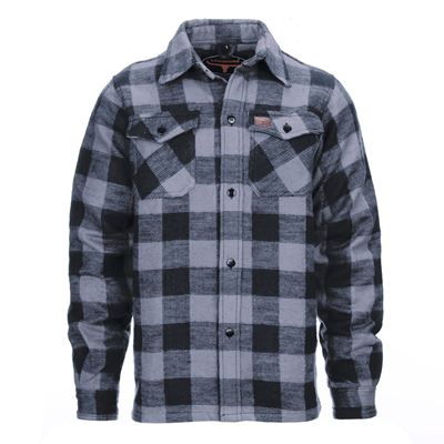 Lumberjack flannel shirt GREY BLACK