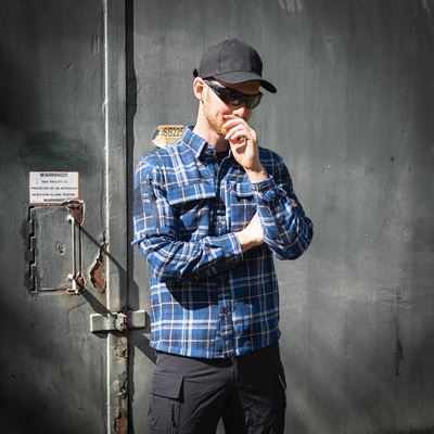 Flannel shirt CONTRACTOR Blue/grey