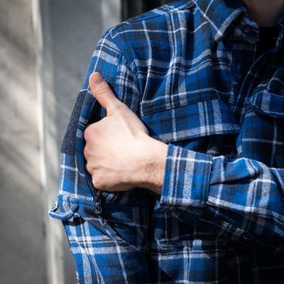 Flannel shirt CONTRACTOR Blue/grey