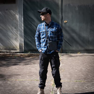 Flannel shirt CONTRACTOR Blue/grey