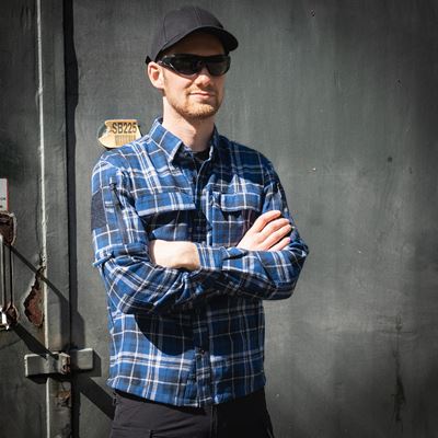 Flannel shirt CONTRACTOR Blue/grey