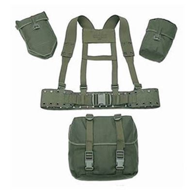 Bundeswehr Green Carrying System 5 pcs Used