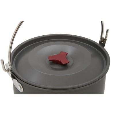 Kettle Aluminum FIELD with Lid 4 litres GREY