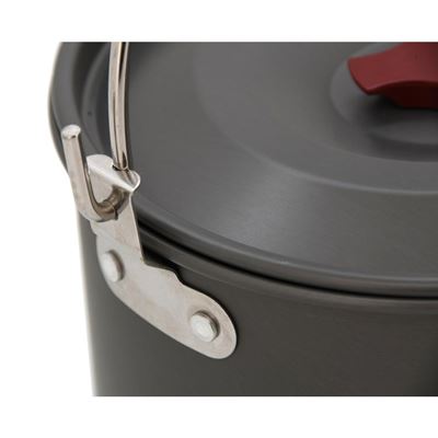 Kettle Aluminum FIELD with Lid 4 litres GREY