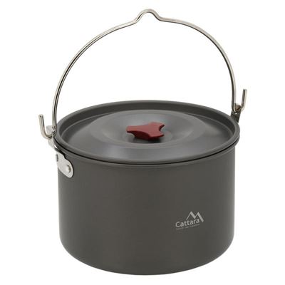 Kettle Aluminum FIELD with Lid 4 litres GREY