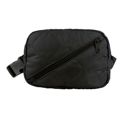 Lightweight Woobie Crossbody Day Bag BLACK