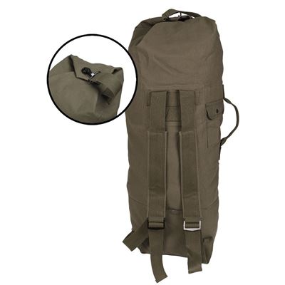 U.S. shipping bag with two straps OLIVE