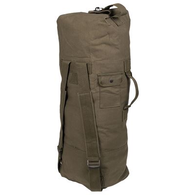 U.S. shipping bag with two straps OLIVE
