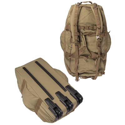 Bag / backpack on wheels COYOTE