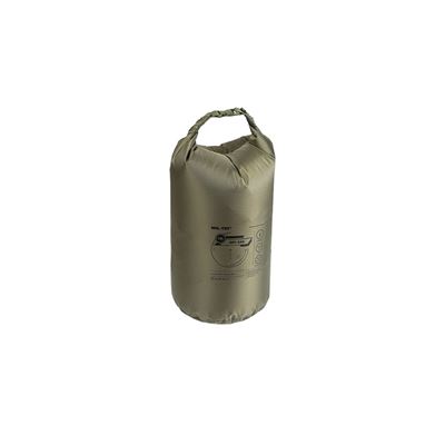 Ultra-light DRY BAG waterproof roll-top bag, 13 litres, GREEN