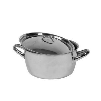 Pot 18 cm with stainless steel lid 2 liters