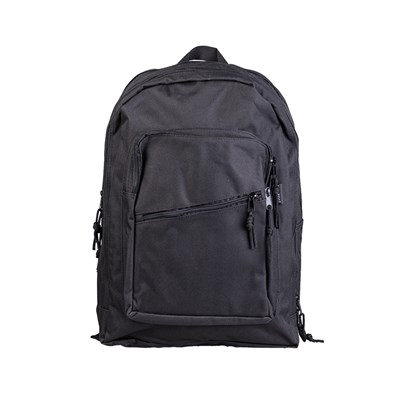 DAY PACK backpack two departments BLACK