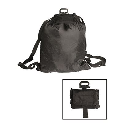 Backpack ROLL-UP BLACK