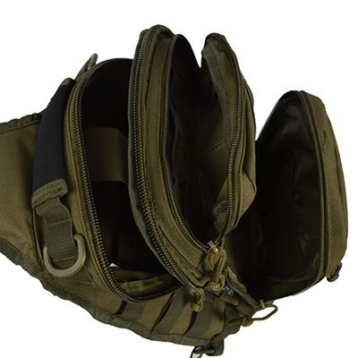 ASSAULT small backpack over one shoulder OLIVE