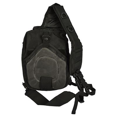 ASSAULT small backpack over one shoulder BLACK