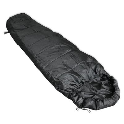 Sleeping bag with compression sack COMMANDO BLACK