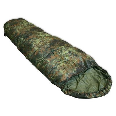 COMMANDO sleeping bag with compression sack Flecktarn